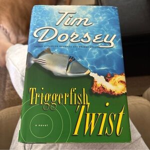 **Signed** Tim Dorsey - Triggerfish Twist, Hardcover 1st Edition 2002